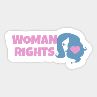 Woman rights Sticker